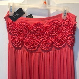 Coral maxi dress size med